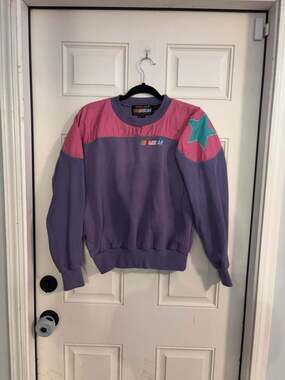 Vintage Style Auto NASCAR Sweatshirt Size S Styled by Betty Jane France